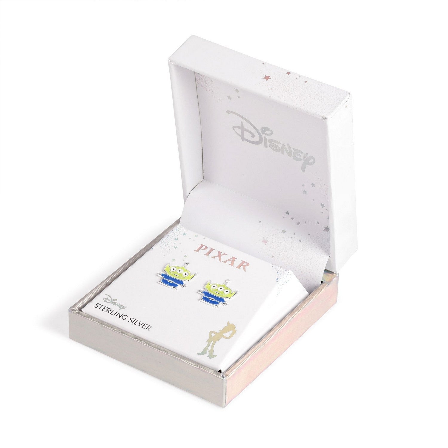 Kids Film And Cartoon Toy Story Alien Sterling Silver Earrings E913039SL.PH