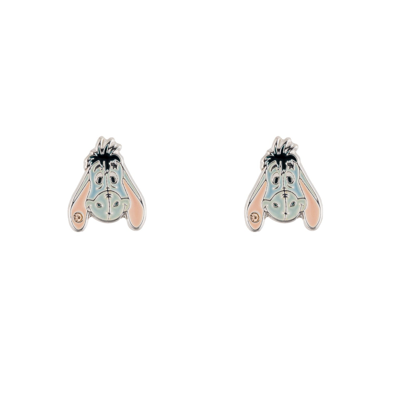 Disney Winnie The Pooh Brass Slv Plt Eeyore Stud Earrings EF01446SROL.PA