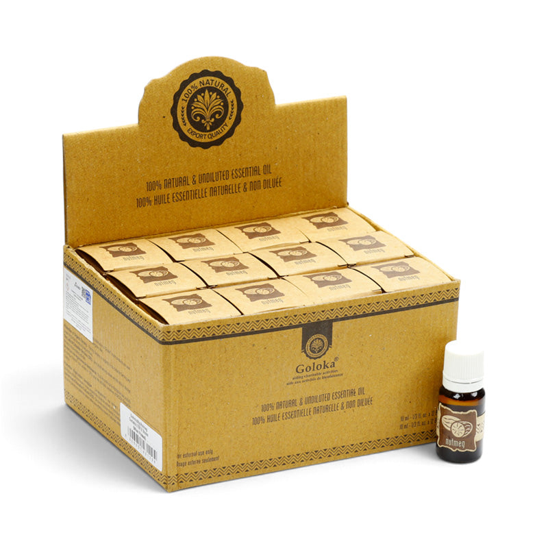 Goloka Nutmeg Natural Essential Oil 10ml EOG16