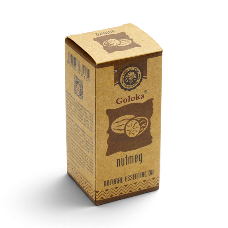 Goloka Nutmeg Natural Essential Oil 10ml EOG16
