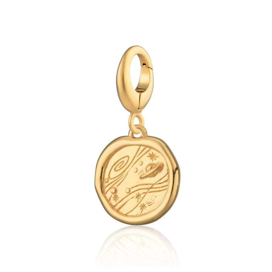 Engraved Gold Plated Manifest Trust Charm CGMANTR
