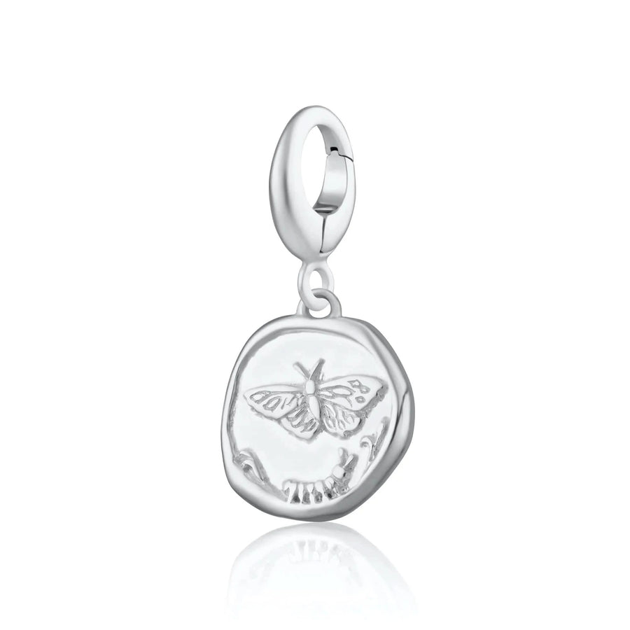 Engraved Silver Manifest Change Charm CSMANCH