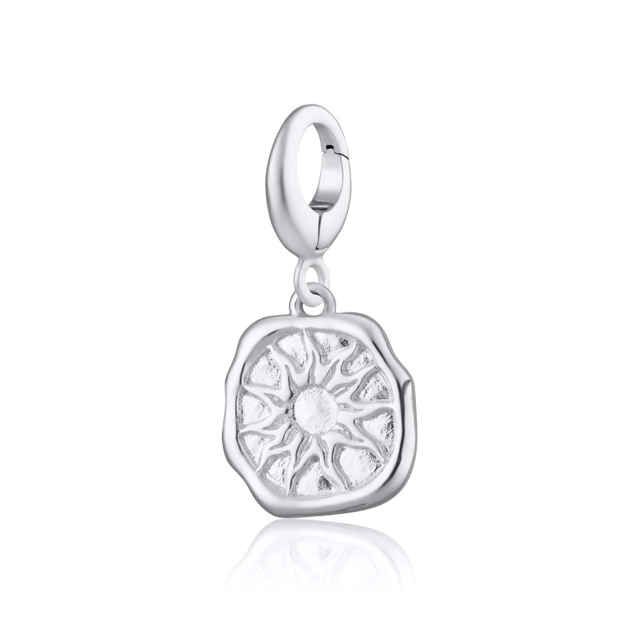 Engraved Silver Manifest Energy Charm CSMANEN