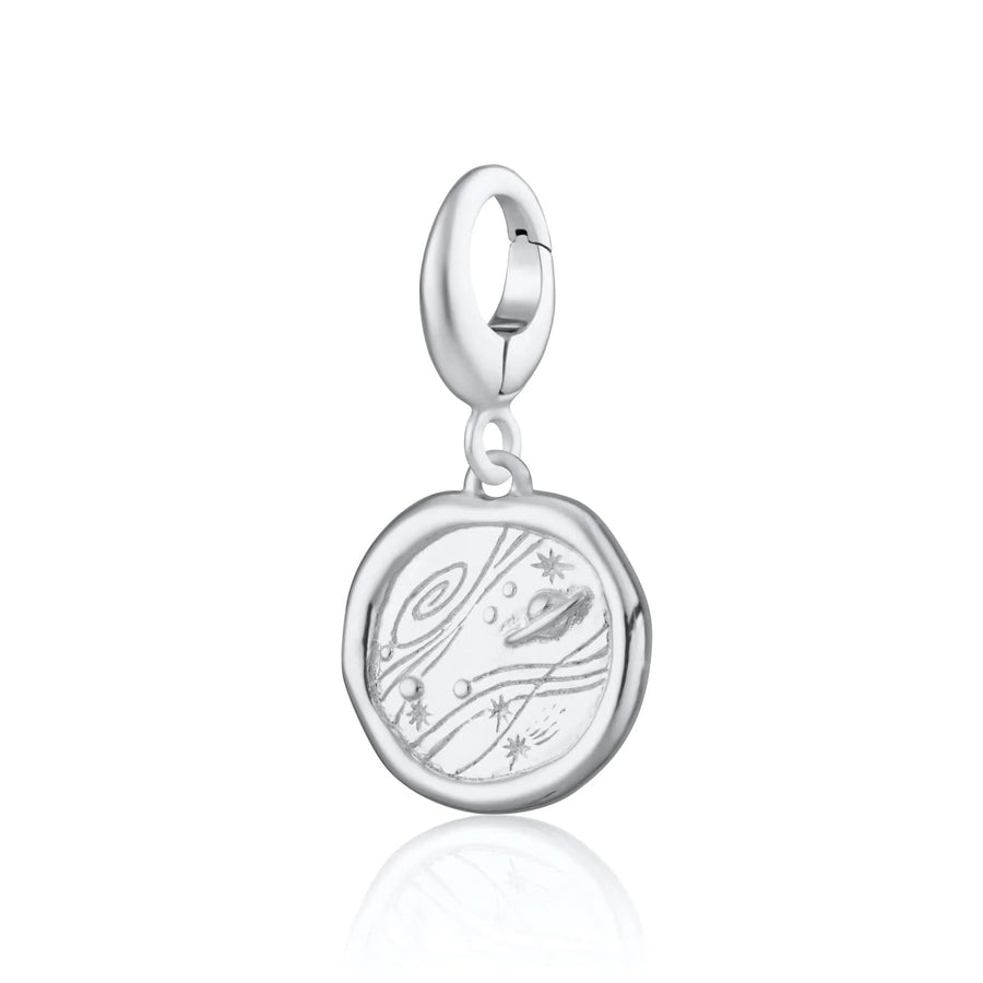 Engraved Silver Manifest Trust Charm CSMANTR
