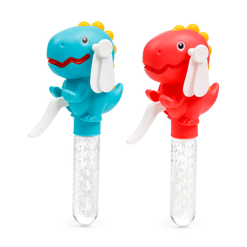 Dinosaur Handheld Hand-Operated Fan with Bubbles FAN17
