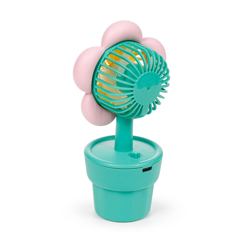 Flower Pot Mini Fan Rechargeable USB FAN22