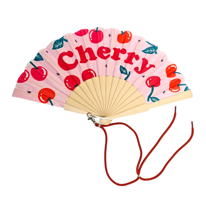 Cherry Folding Hand Fan FAN34