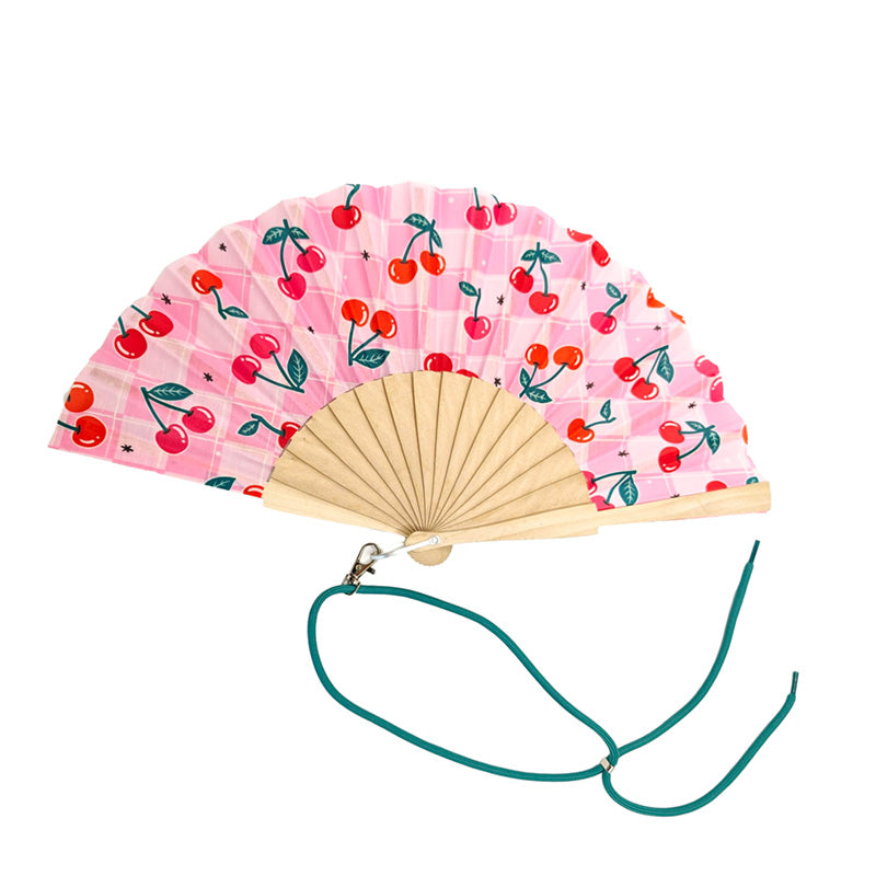 Cherry Folding Hand Fan FAN34