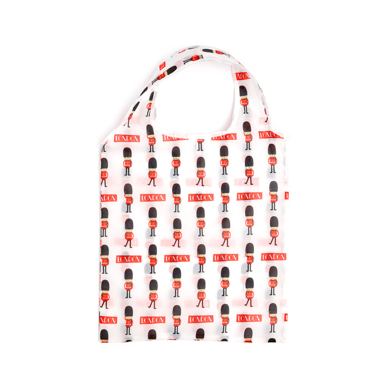 Foldable Reusable Shopping Bag London Souvenir Guardsman FBAG04