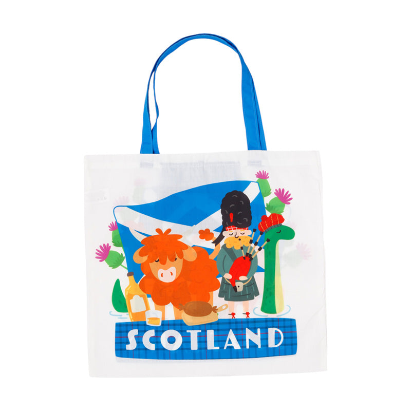 Foldable Reusable Shopping Bag Scotland Souvenir FBAG48