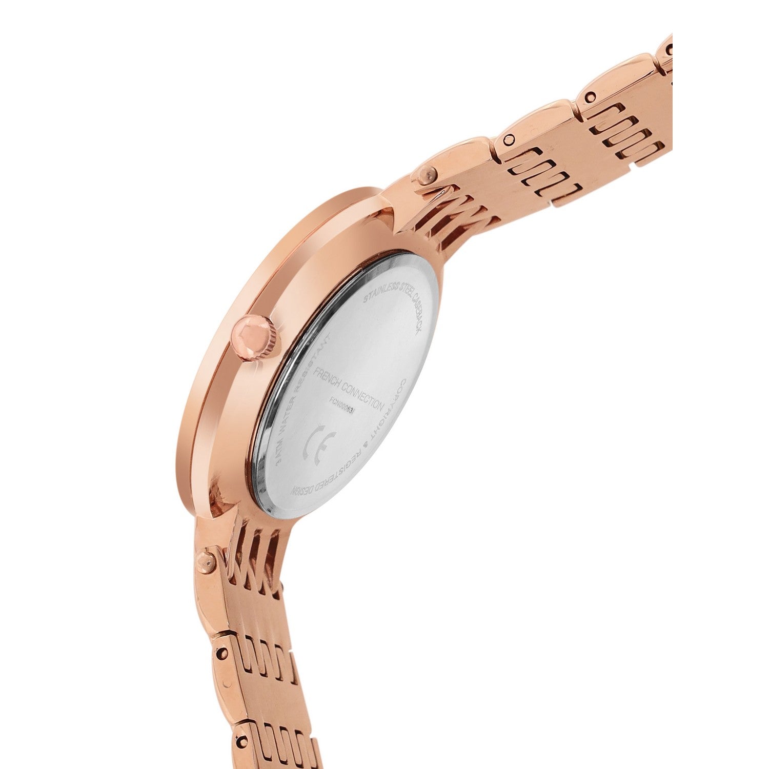 French Connection Rose Gold Bracelet Watch FCN00063I