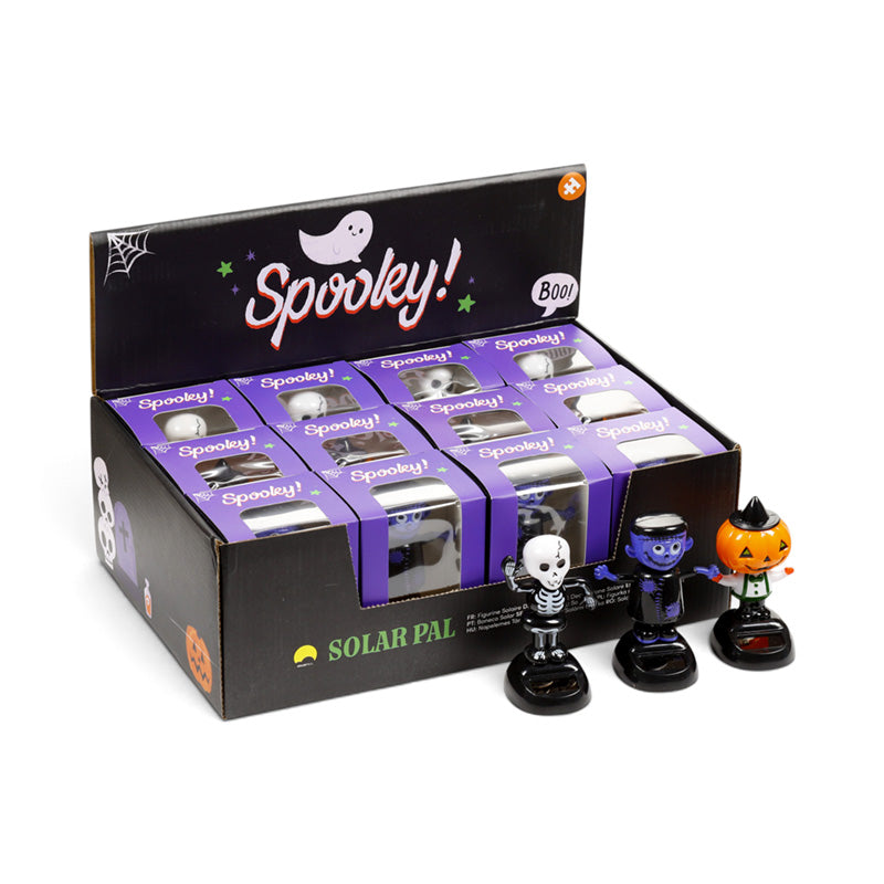 Spooky Frankenstein, Skeleton & Pumpkin Head Solar Pal FF158