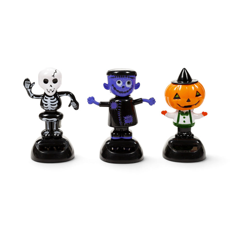 Spooky Frankenstein, Skeleton & Pumpkin Head Solar Pal FF158