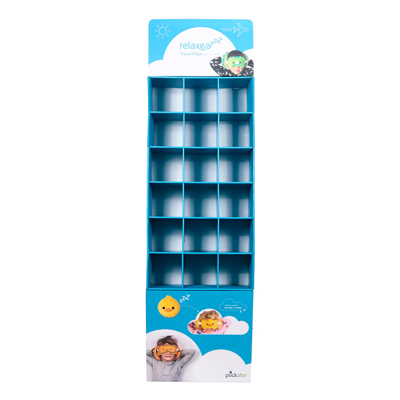 18 Compartment FSDU Display Unit for Relaxeazzz Travel Pillows & Eye Masks FSDU05