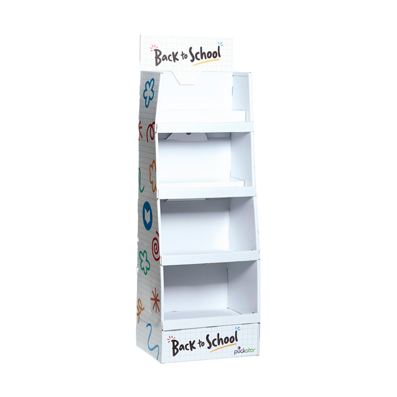 Back to School Essentials 4-Shelf FSDU Display Unit Only FSDU06D