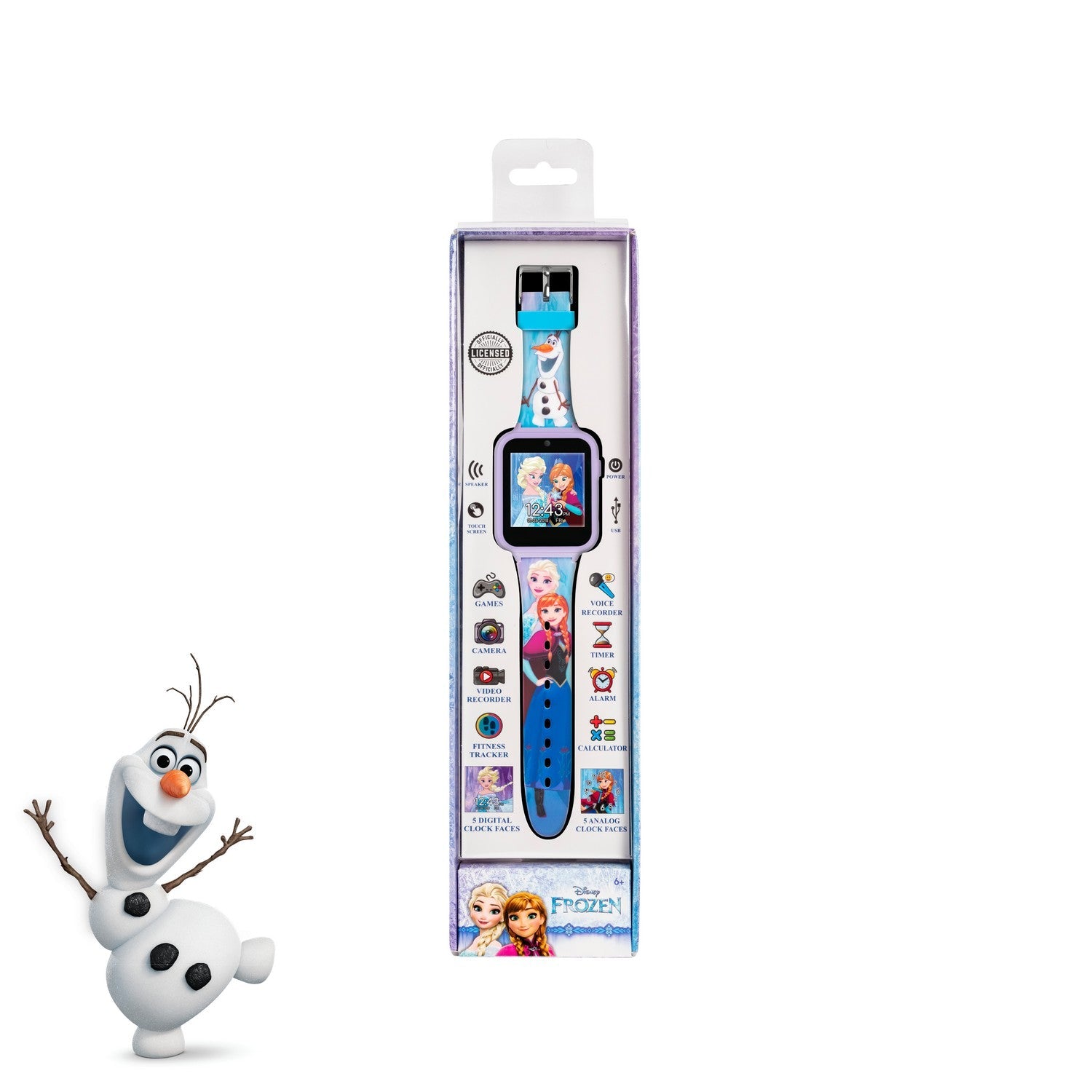 Disney Frozen Printed Strap Interactive Watch FZN4151ARG