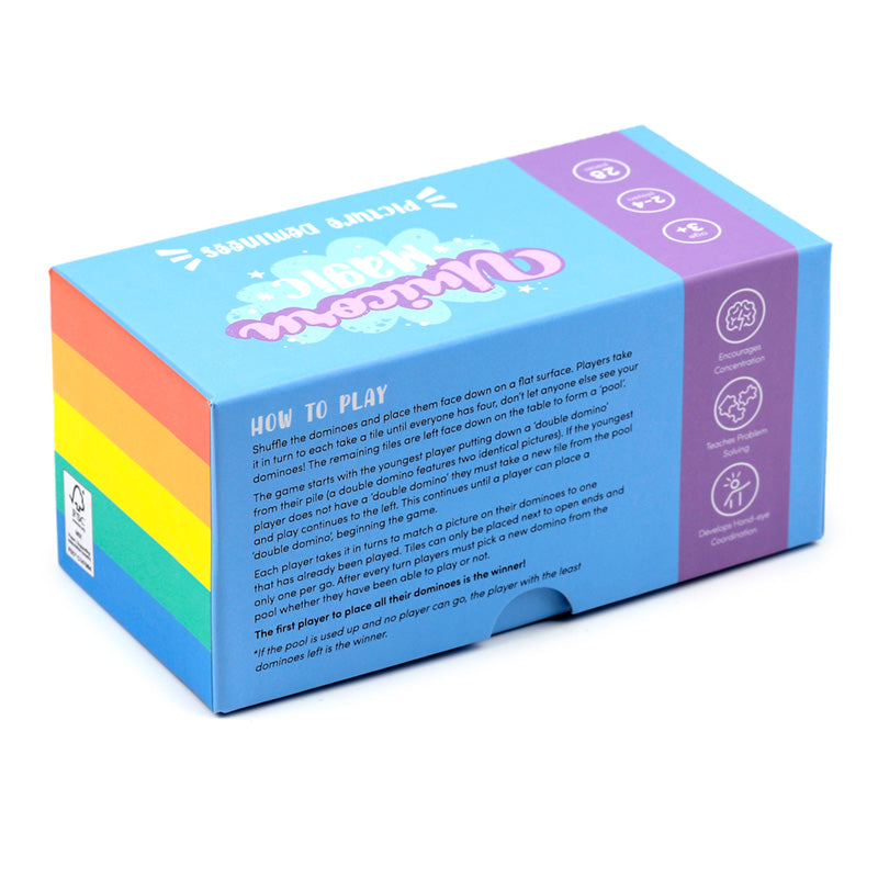 Unicorn Magic Kids Dominoes Set GAME02