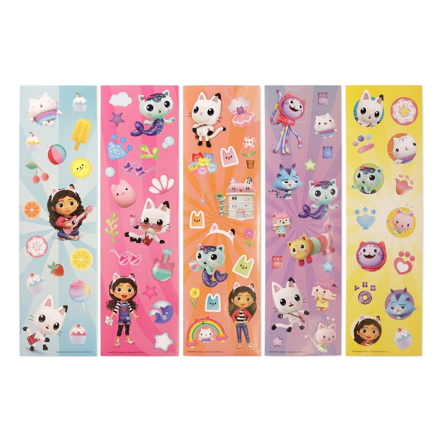 Pre School 5 Piece Stickers Gabbys Dollhouse Red Set GD00030