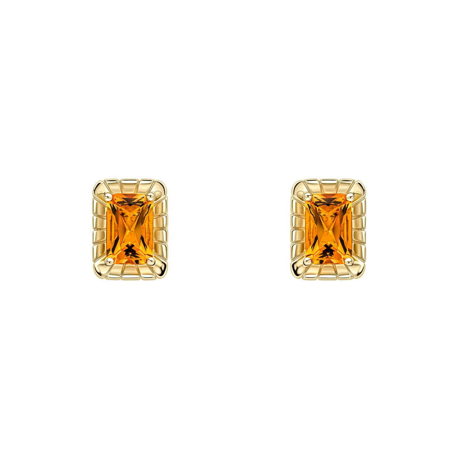 9ct Yellow Gold Citrine Earrings GE2517R