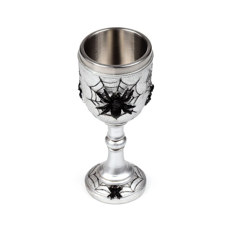 Decorative Spider Web Goblet GOTH60