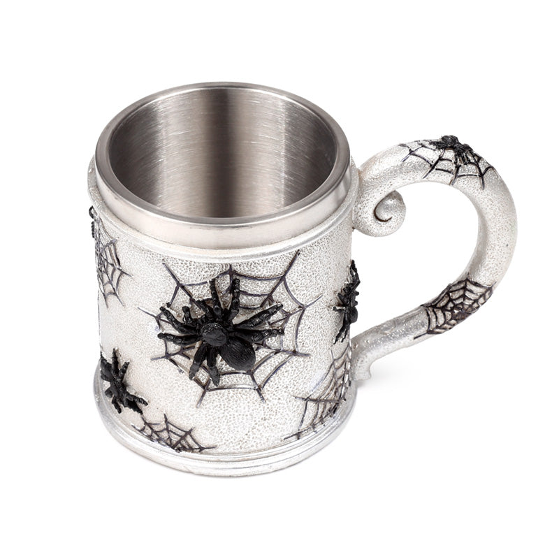 Decorative Spider Web Tankard GOTH61