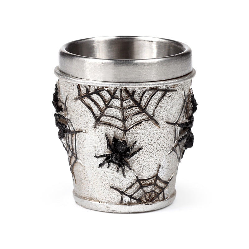 Decorative Spider Web Shot Glass GOTH62