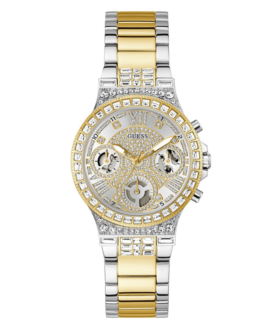 Guess Moonlight Women’s Two Tone 36mm Crystal Multifunction Watch GW0320L7