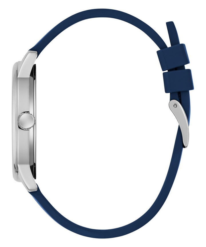 Guess Chandler Men’s 40mm Blue Dial Blue Silicone Watch GW0973G1