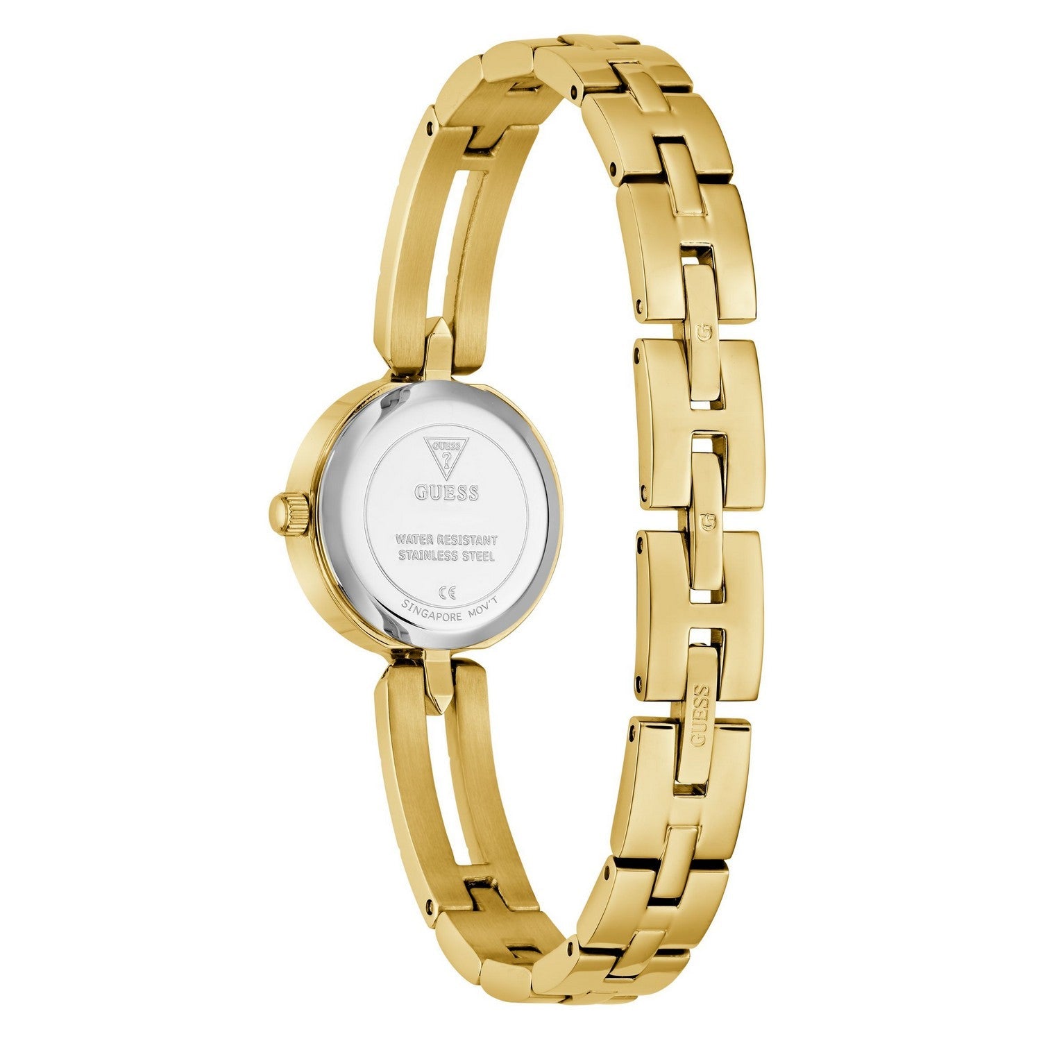 Guess Men’s Cassidy White Dial Bracelet Watch GW1016L2