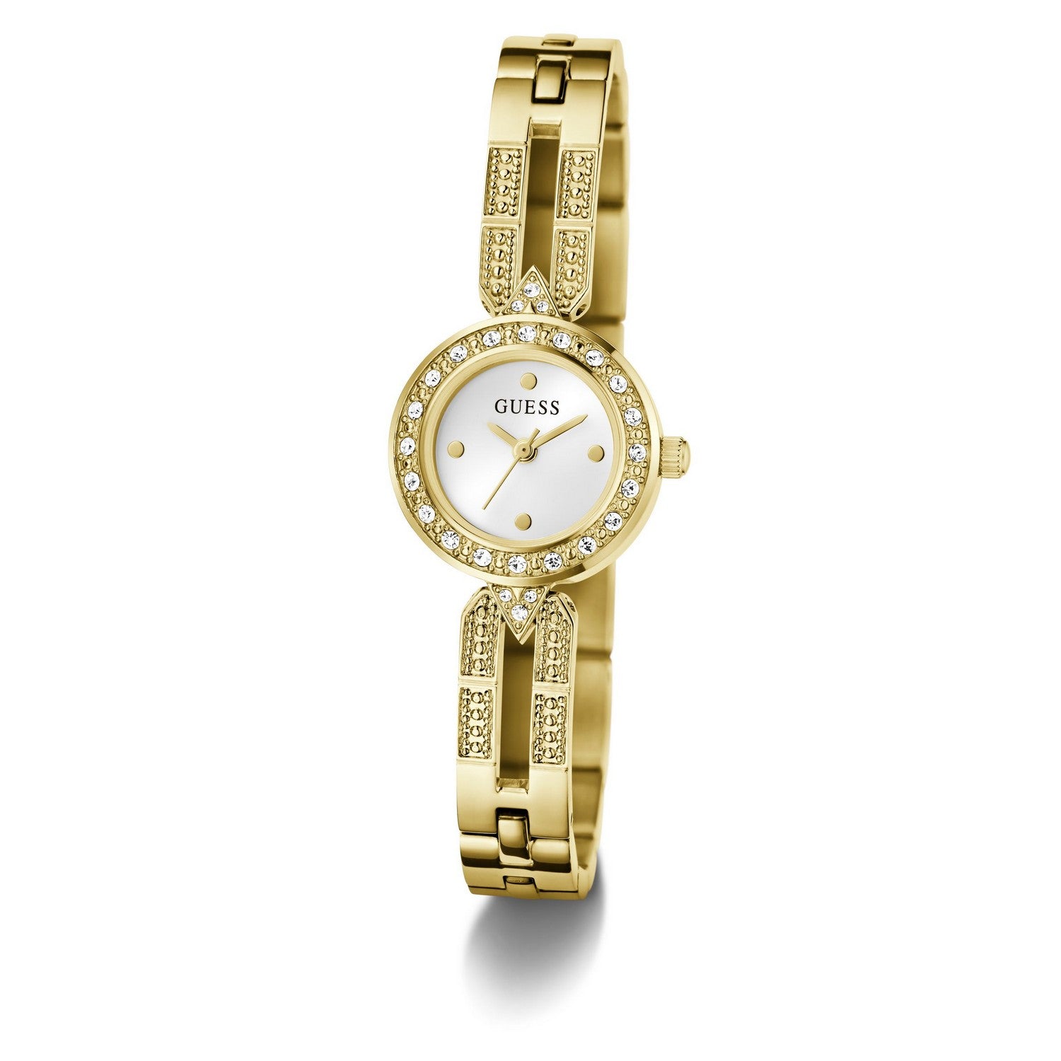 Guess Men’s Cassidy White Dial Bracelet Watch GW1016L2