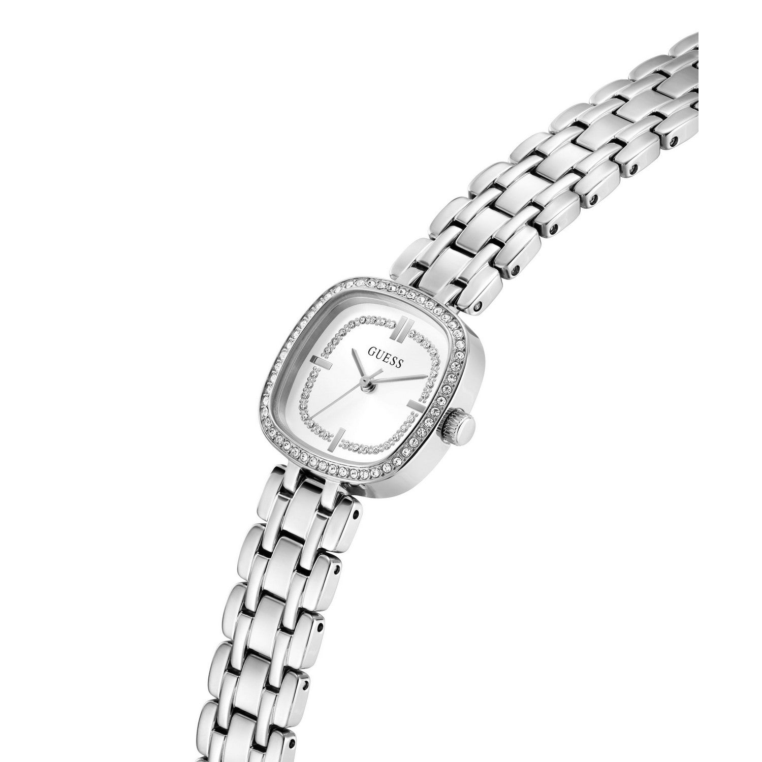 Guess Men’s Hazel White Dial Bracelet Watch GW1018L1