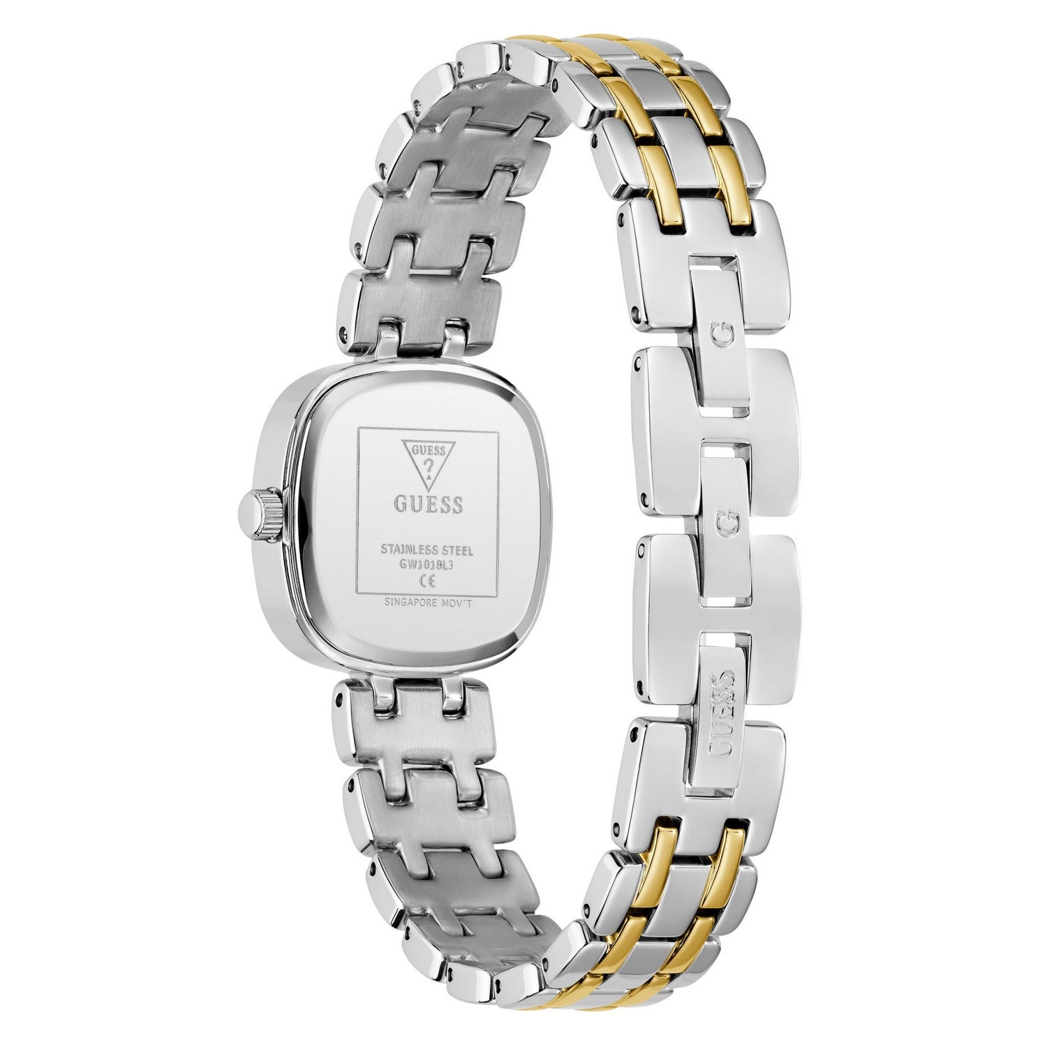 Guess Men’s Hazel White Dial Bracelet Watch GW1018L3