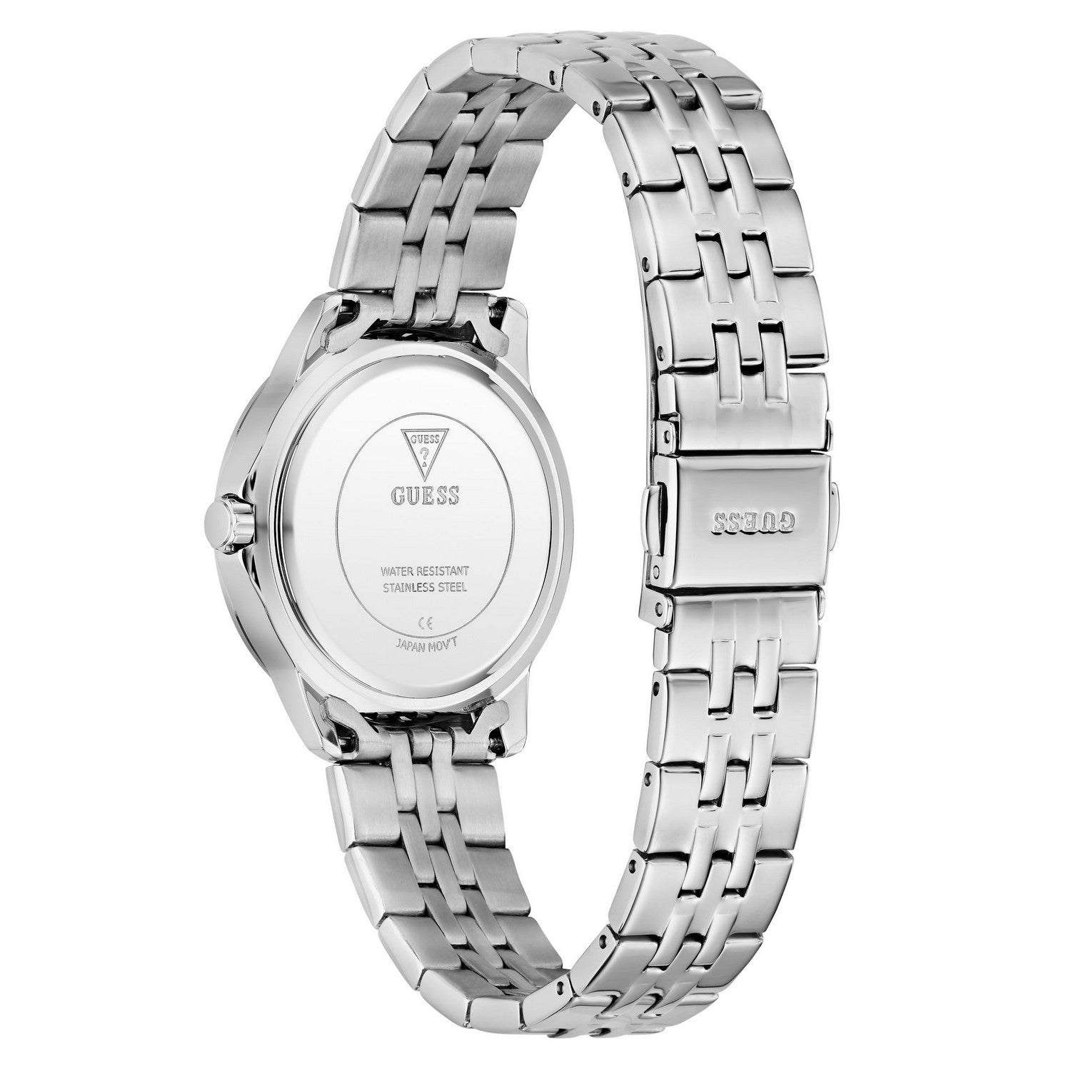 Guess Men’s Colette White Dial Bracelet Watch GW1027L1