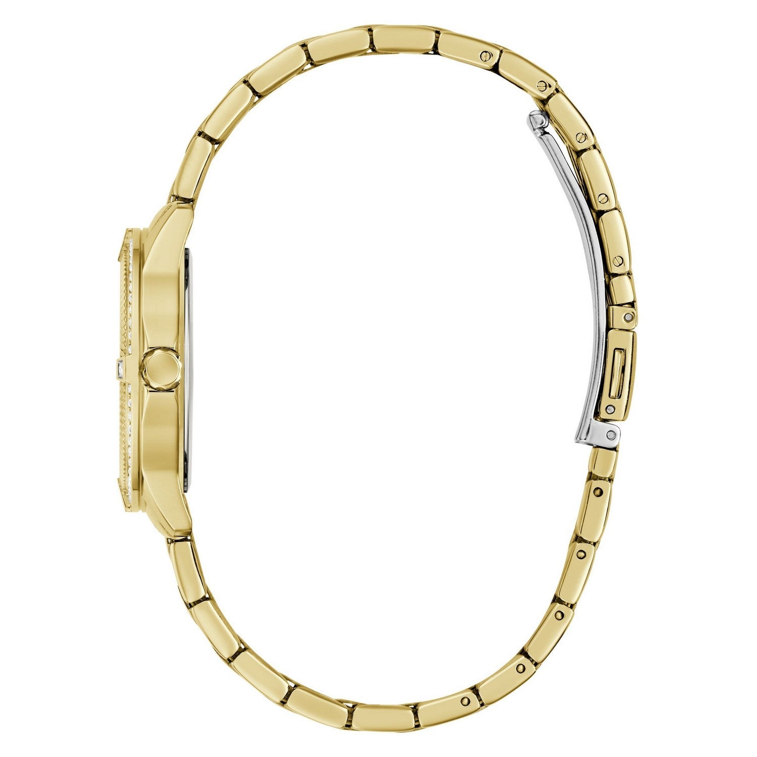 Guess Men’s Colette White Dial Bracelet Watch GW1027L2