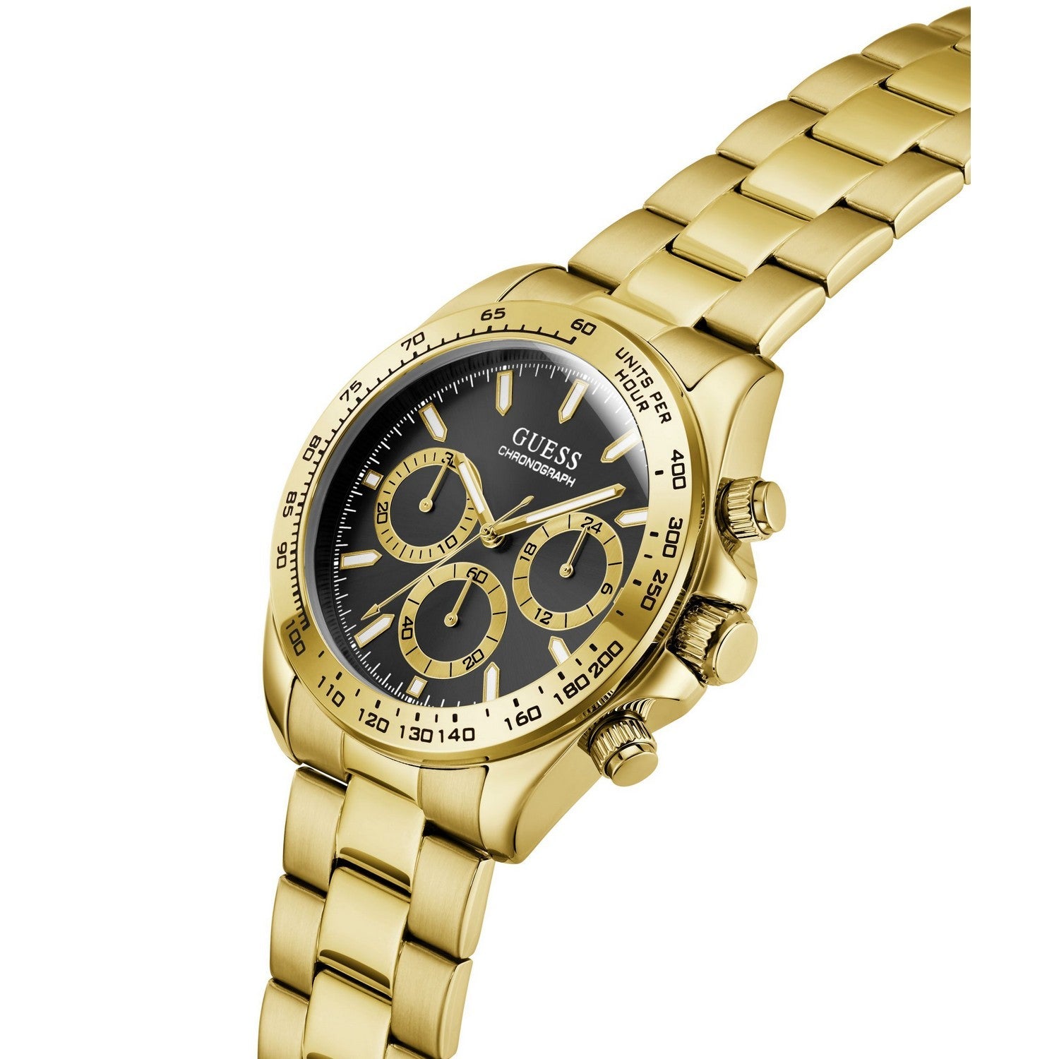 Guess Men’s Arthur Black Dial Bracelet Watch GW1058G2