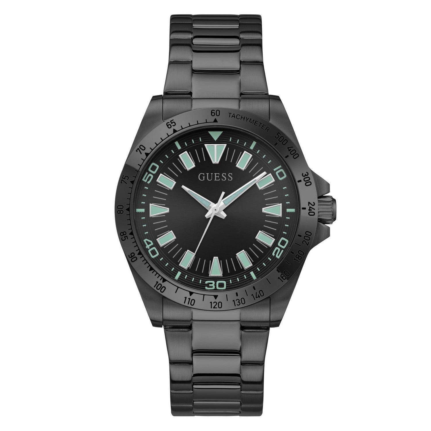 Guess Men’s Neo Black Dial Bracelet Watch GW1064G3