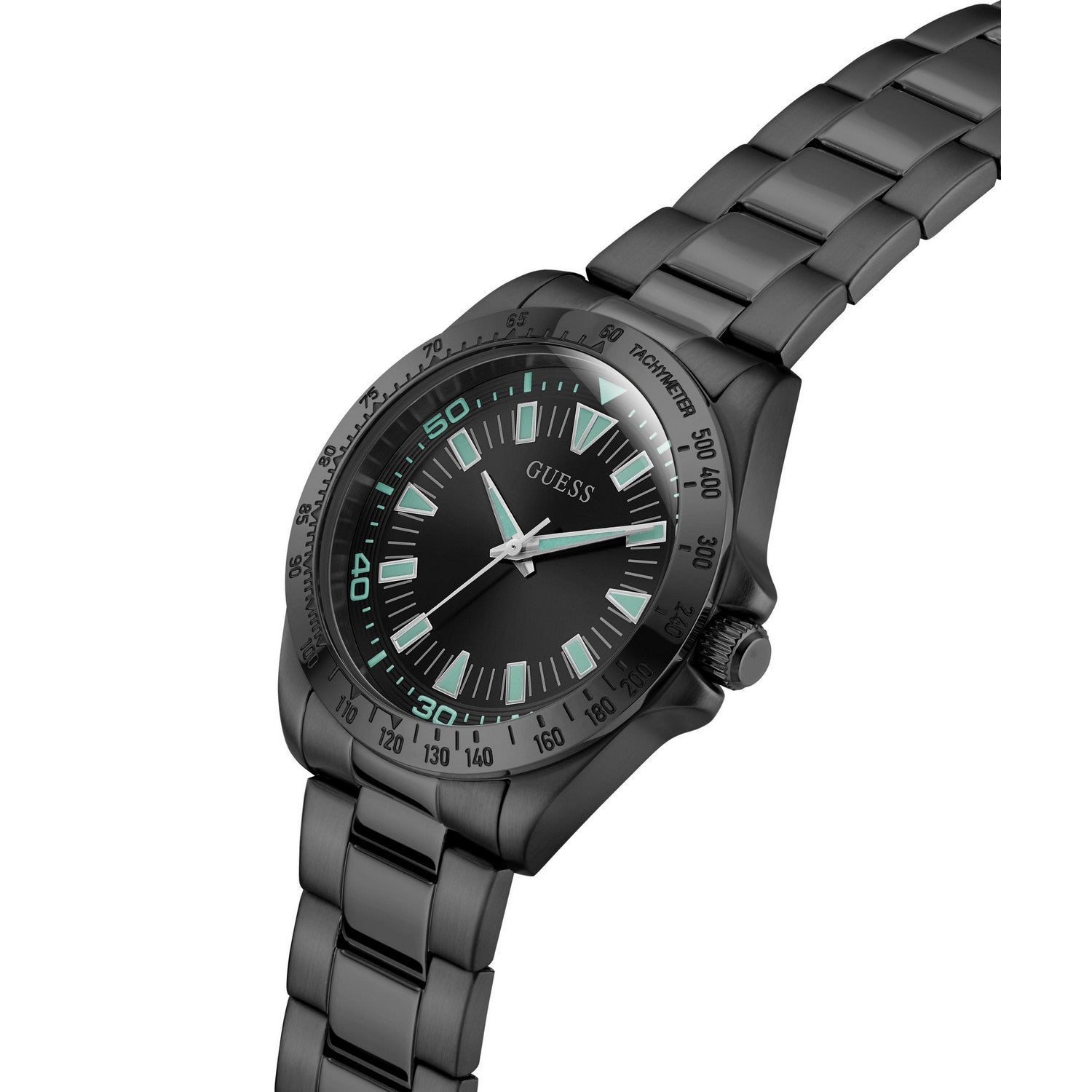 Guess Men’s Neo Black Dial Bracelet Watch GW1064G3