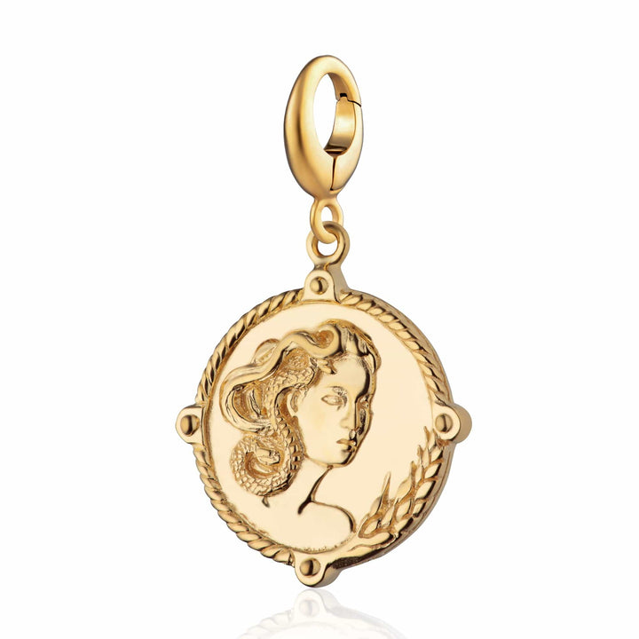 Gold Goddess of Fertility & Nature Demeter Charm CGGDSDEM
