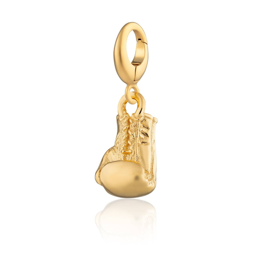 Gold Plated Boxing Glove Charm CGBOX