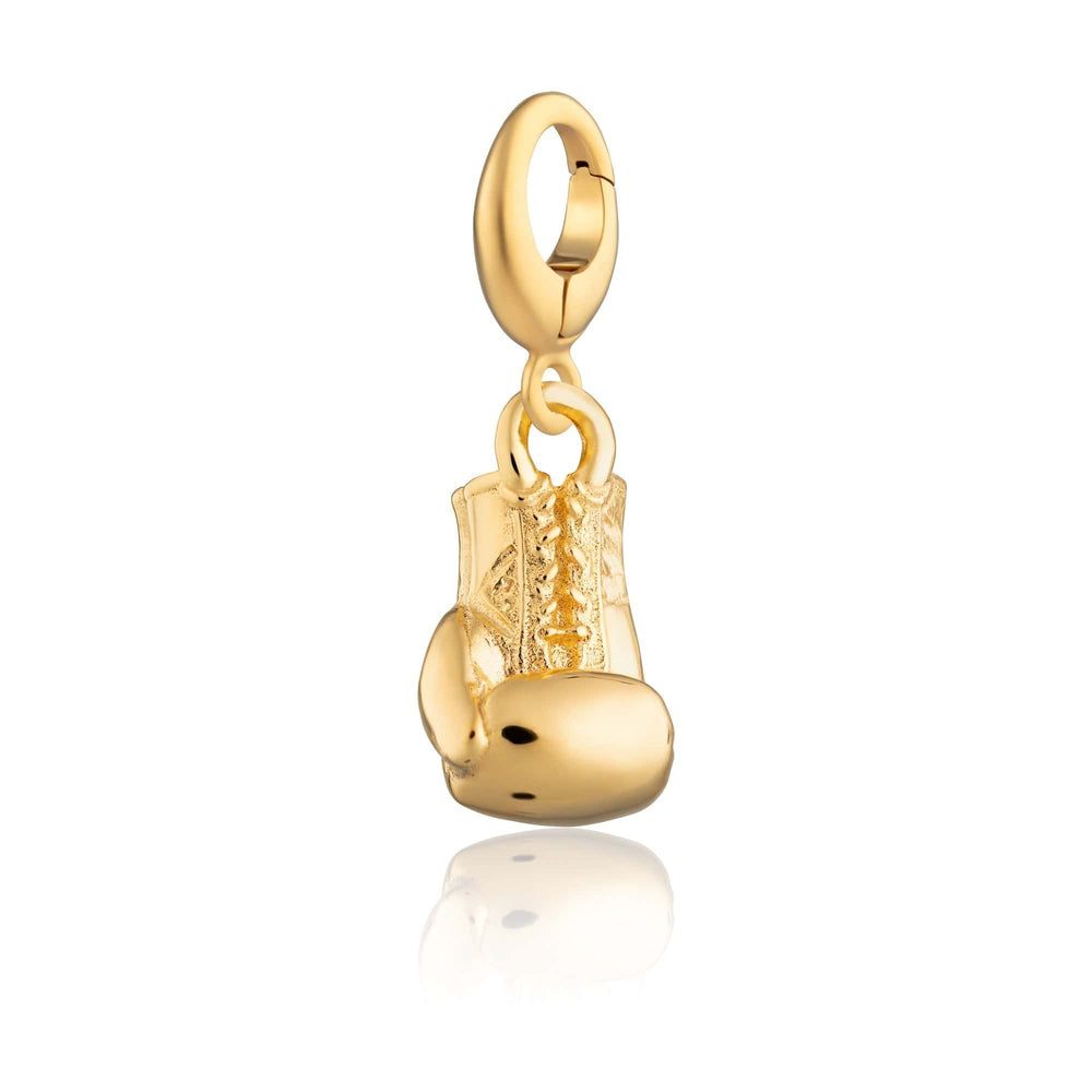 Gold Plated Boxing Glove Charm CGBOX