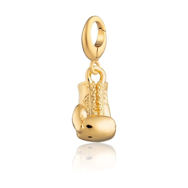 Gold Plated Boxing Glove Charm CGBOX