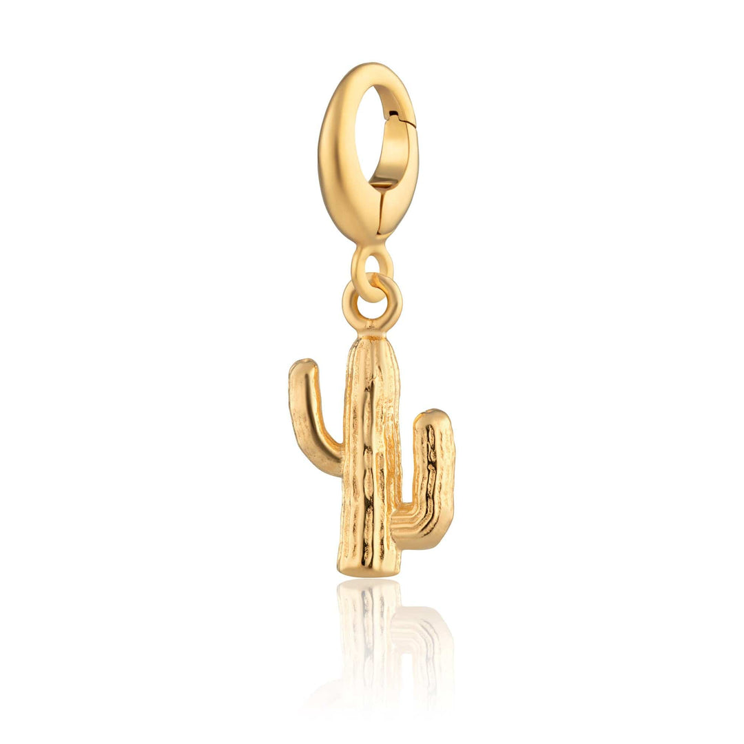 Gold Plated Cactus Charm CGCAC