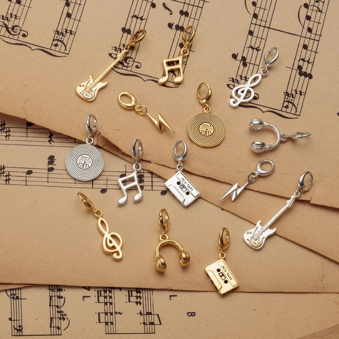 Gold Plated Cassette Tape Charm CGTAPE