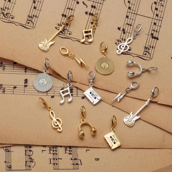 Gold Plated Cassette Tape Charm CGTAPE