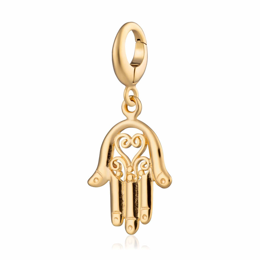 Gold Plated Fatima Hand Charm CGHF