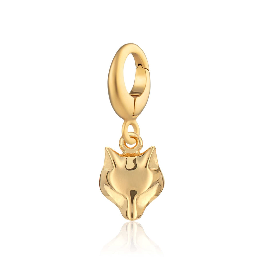 Gold Plated Fox Charm CGFX