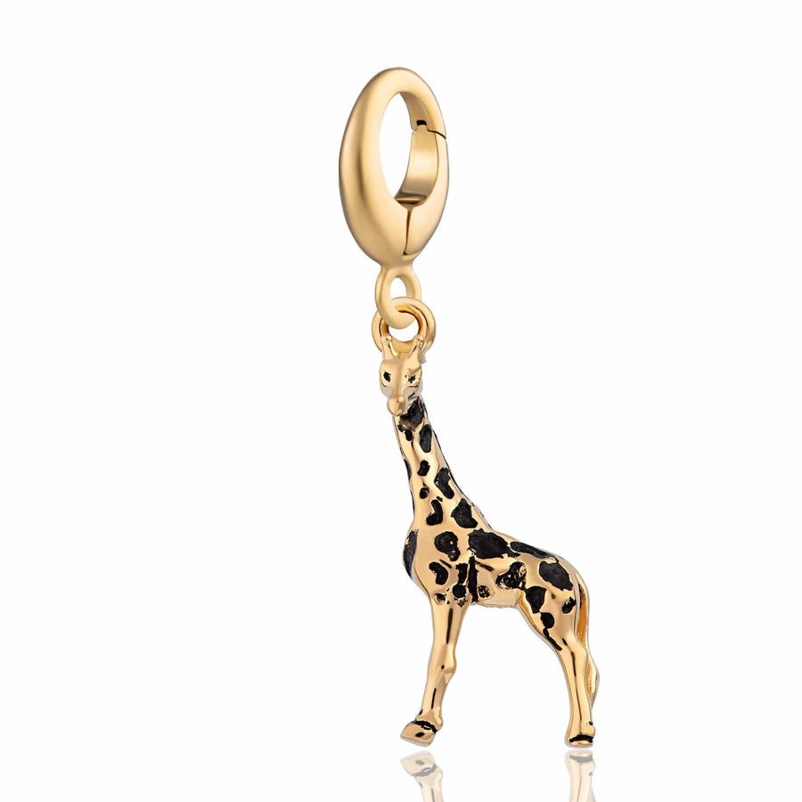 Gold Plated Giraffe Charm CGGRF
