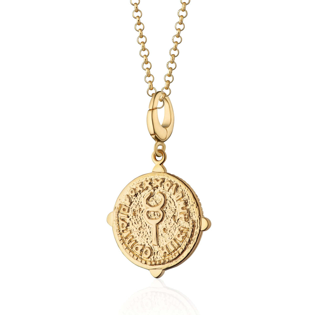 Gold Plated Goddess of Communication Iris Charm CGGDSIRIS