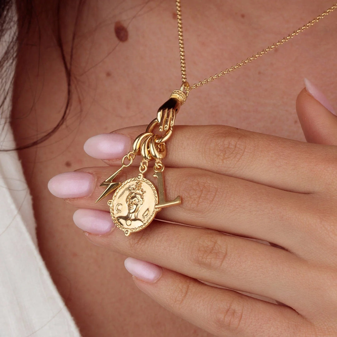 Gold Plated Goddess of Women & Mothers Hera Charm CGGDSHERA