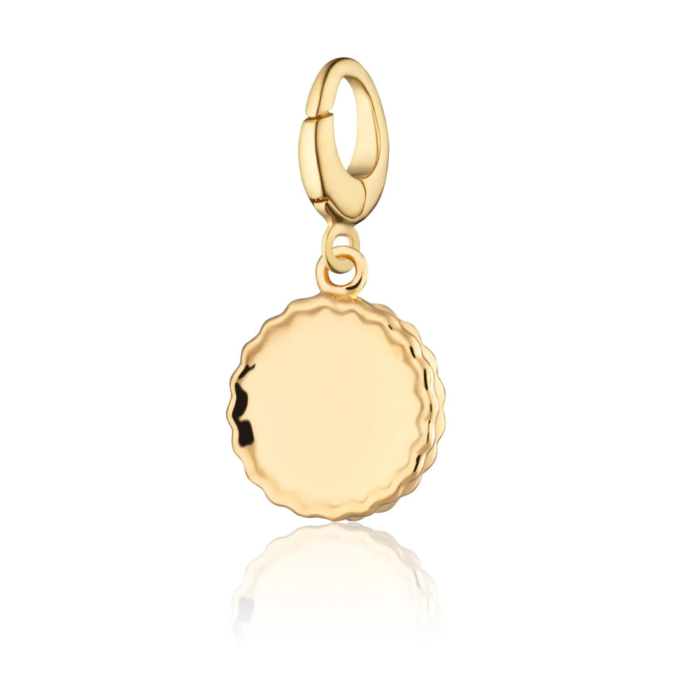 Gold Plated Jammie Dodger Charm CGJAM
